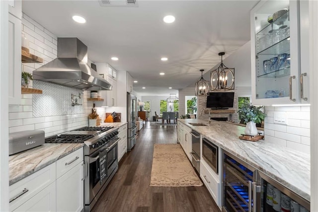 room details with light countertops and white cabinetry