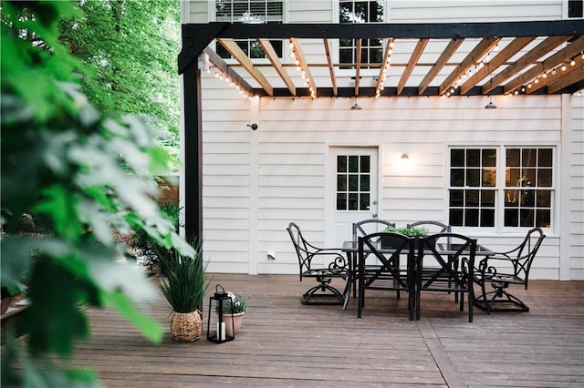 2986 Edenberry Ln NW, Kennesaw, GA 30152 - deck featuring outdoor dining area and a pergola