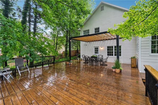 2986 Edenberry Ln NW, Kennesaw, GA 30152 - wooden deck with outdoor dining space