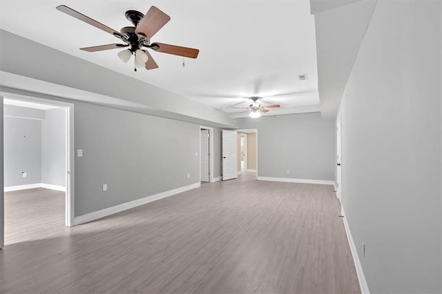 17 River Walk Pkwy, Euharlee, GA 30145 - unfurnished room with ceiling fan, wood finished floors, and baseboards