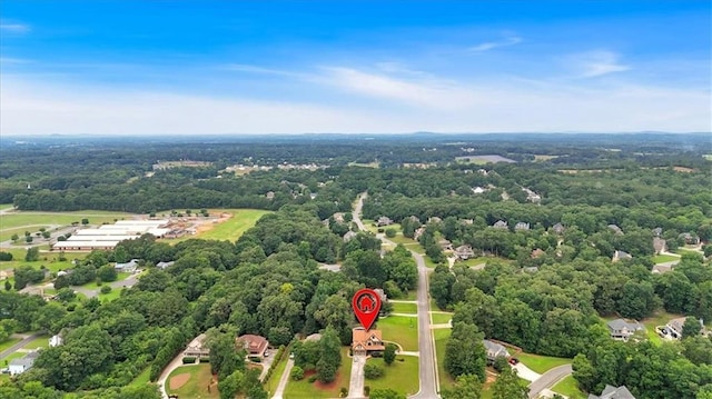 17 River Walk Pkwy, Euharlee, GA 30145 - drone / aerial view of a heavily wooded area