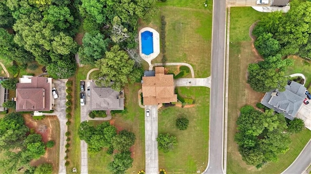 17 River Walk Pkwy, Euharlee, GA 30145 - aerial view of property and surrounding area featuring a pool