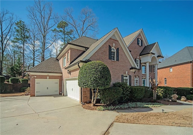 front of property featuring a garage