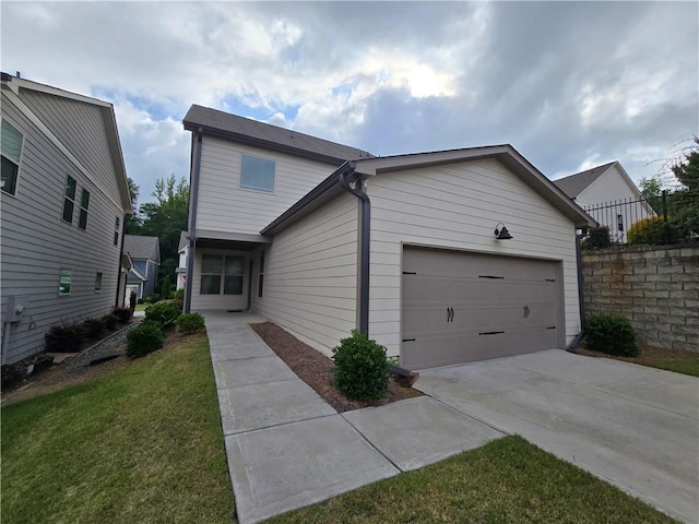 5521 Shallow Branch Dr, Flowery Branch, GA 30542 - view of front of property with a garage and concrete driveway
