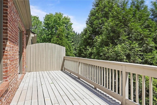 1605 Pavillion Ridge Dr SE, Smyrna, GA 30080 - view of wooden deck