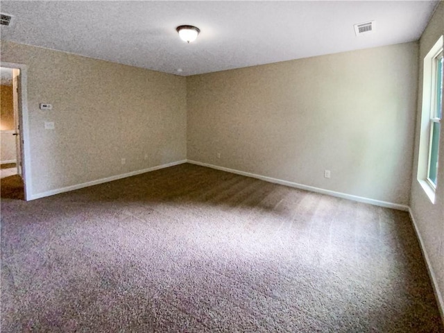 carpeted spare room with plenty of natural light