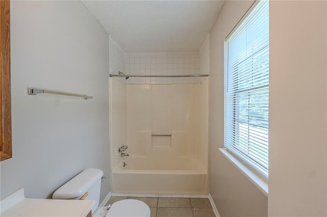 2247 Cherokee Valley Dr, Lithonia, GA 30058 - bathroom with tile patterned flooring, vanity, and bathing tub / shower combination