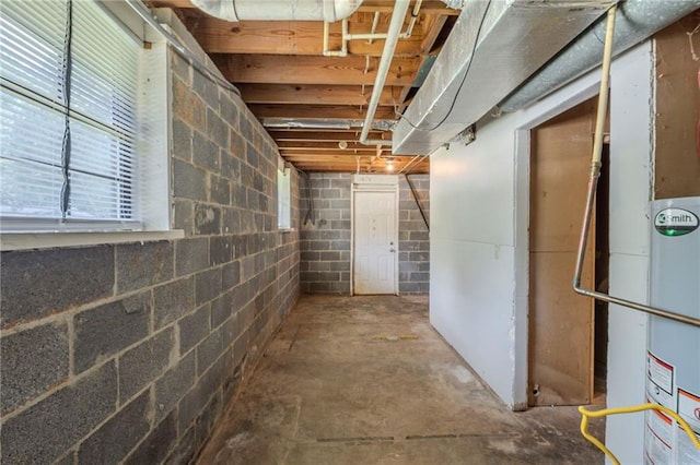 2247 Cherokee Valley Dr, Lithonia, GA 30058 - basement with concrete block wall
