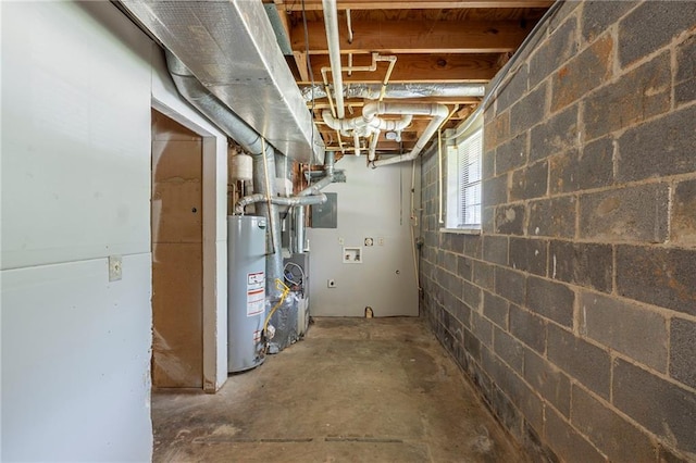 2247 Cherokee Valley Dr, Lithonia, GA 30058 - below grade area with water heater and electric panel