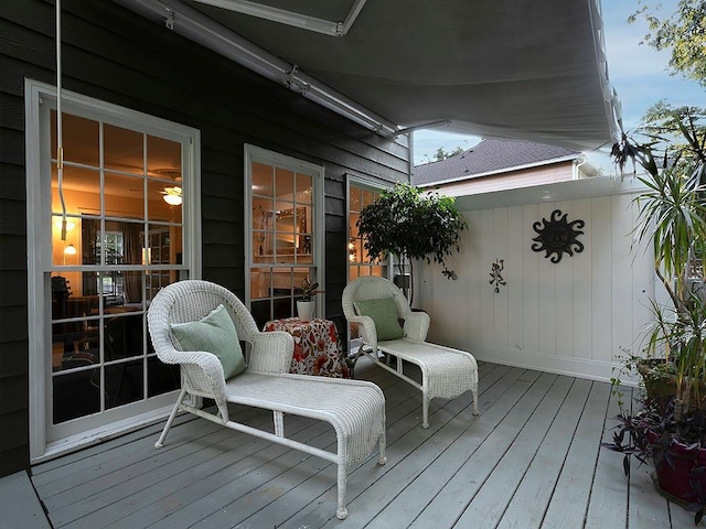 4601 Gann Xing SW, Smyrna, GA 30082 - view of wooden terrace
