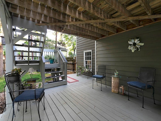 4601 Gann Xing SW, Smyrna, GA 30082 - deck with stairs