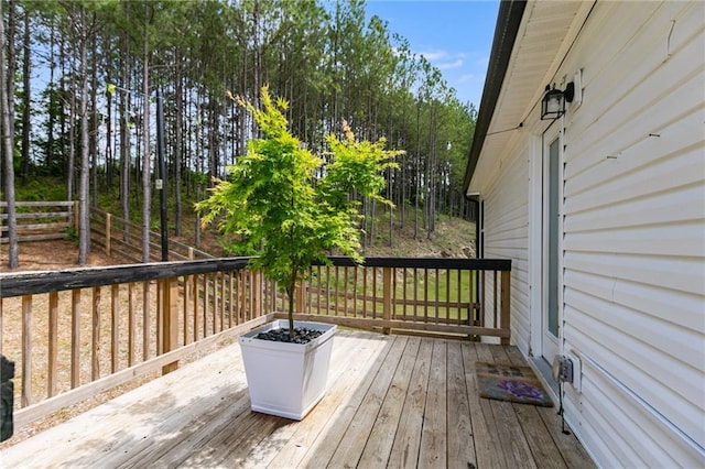 view of deck