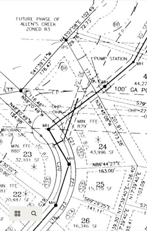 map of parcels