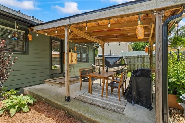 110 Village Ct, Woodstock, GA 30188 - view of patio with area for grilling