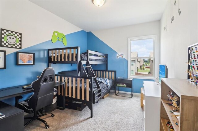 66 Cottontail Ln, Loganville, GA 30052 - carpeted bedroom with a desk