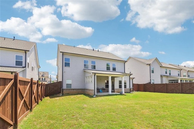 66 Cottontail Ln, Loganville, GA 30052 - back of property featuring a patio area and a residential view