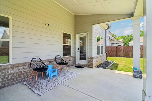 66 Cottontail Ln, Loganville, GA 30052 - view of patio featuring fence