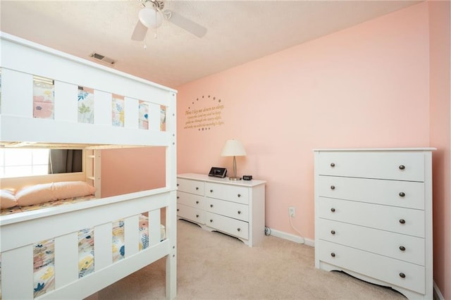 3090 Perch Ln SW, Marietta, GA 30008 - bedroom featuring light colored carpet, baseboards, and a ceiling fan