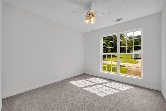 6440 Narramore Way, Lula, GA 30554 - empty room with carpet flooring, baseboards, and ceiling fan
