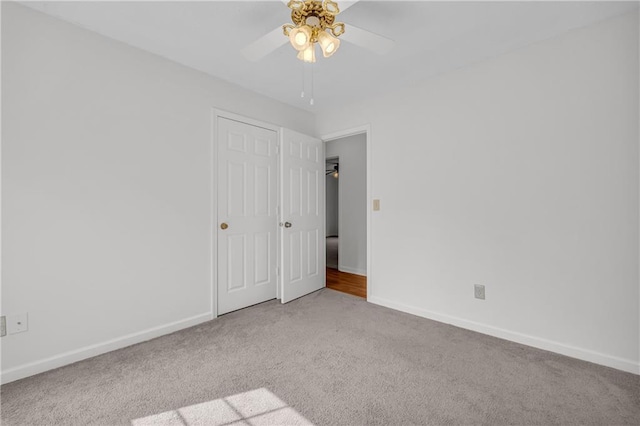 6440 Narramore Way, Lula, GA 30554 - unfurnished bedroom with carpet floors, baseboards, and ceiling fan