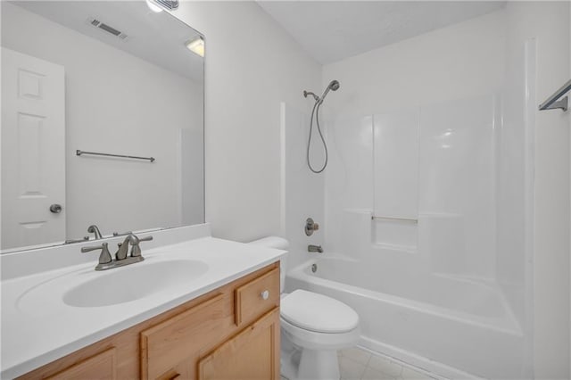 6440 Narramore Way, Lula, GA 30554 - bathroom featuring toilet, vanity, and washtub / shower combination