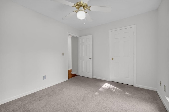 6440 Narramore Way, Lula, GA 30554 - unfurnished bedroom featuring carpet floors, baseboards, and a ceiling fan