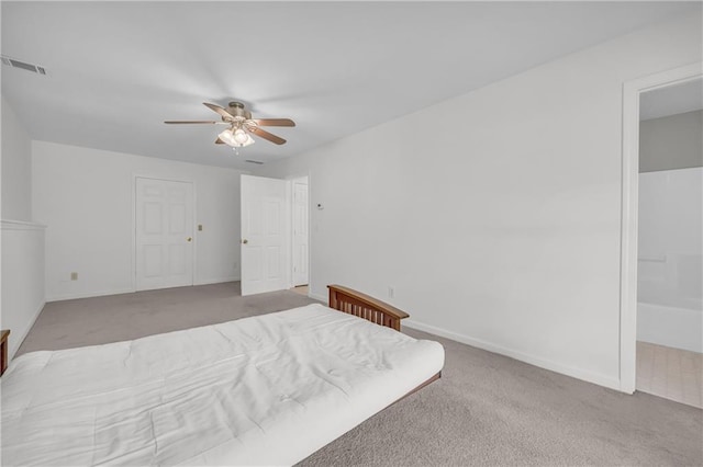 6440 Narramore Way, Lula, GA 30554 - carpeted bedroom with ceiling fan and baseboards