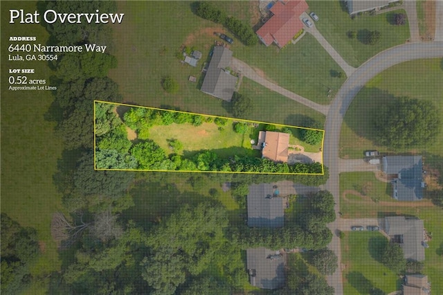 6440 Narramore Way, Lula, GA 30554 - bird's eye view