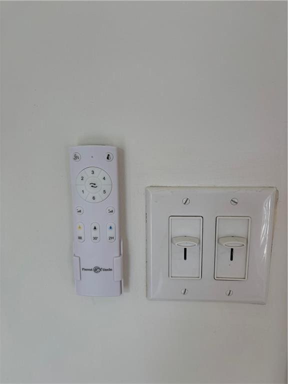 view of room details