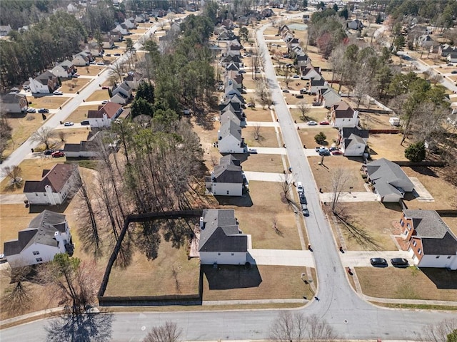 drone / aerial view featuring a residential view