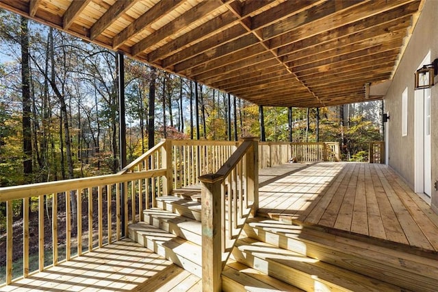270 Boulder Dr, Roswell, GA 30075 - deck featuring view of scattered trees
