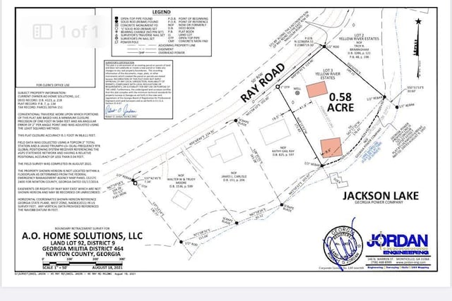 45 Ray Rd, Covington GA, 30014 land for sale