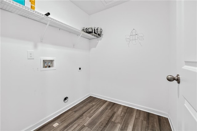 300 Hyde Park, Winder, GA 30680 - bathroom with toilet, baseboards, and wood finished floors