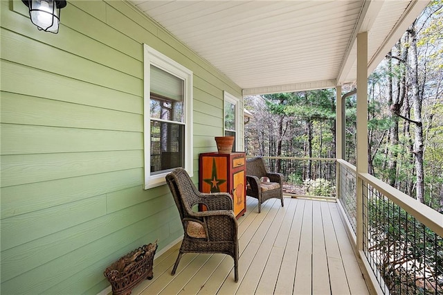 306 Pig Trl, Cherry Log, GA 30522 - wooden terrace with a porch