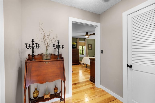 306 Pig Trl, Cherry Log, GA 30522 - hallway featuring light wood-style floors and baseboards
