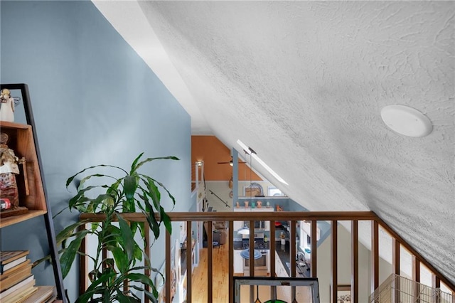 306 Pig Trl, Cherry Log, GA 30522 - interior space with vaulted ceiling and a textured ceiling