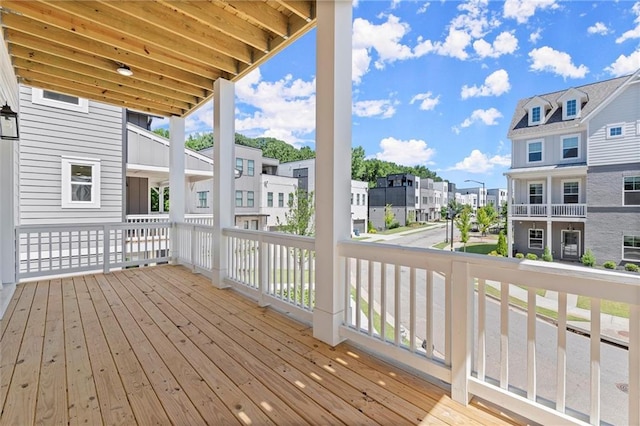 1417 Coretta Scott Bnd, Atlanta, GA 30318 - deck featuring a residential view