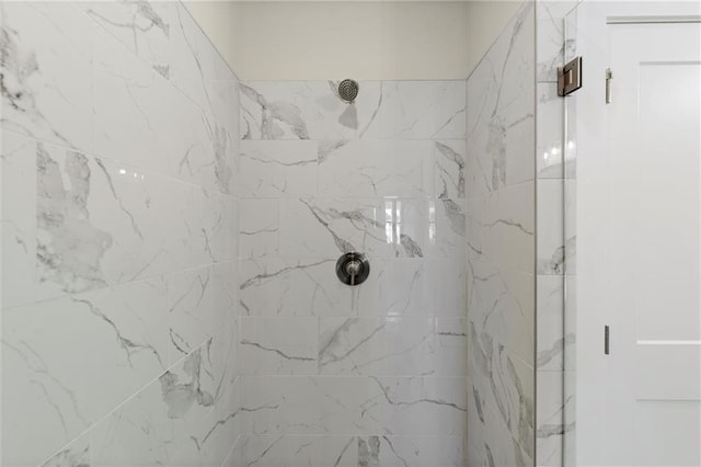 1417 Coretta Scott Bnd, Atlanta, GA 30318 - detailed view of a marble finish shower
