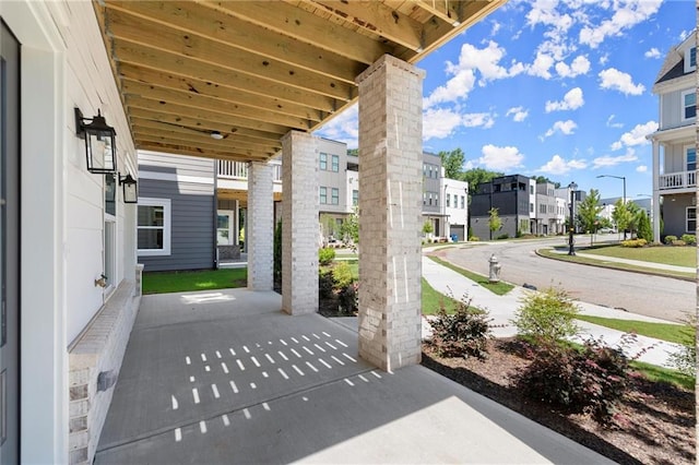 1417 Coretta Scott Bnd, Atlanta, GA 30318 - view of patio with a residential view