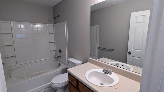 4373 Abram Dr, Conley, GA 30288 - bathroom with toilet, vanity, and  shower combination