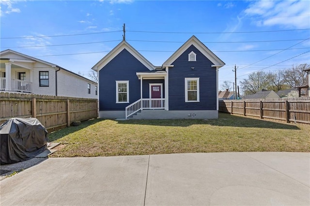 459 James P Brawley Dr NW, Atlanta, GA 30318 - view of front of home featuring a front lawn and fence private yard