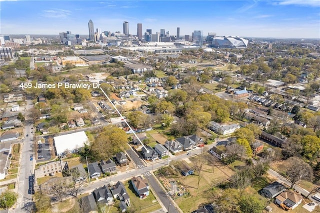 459 James P Brawley Dr NW, Atlanta, GA 30318 - birds eye view of property with a city view