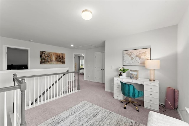 34 Hemlock Gln, Dallas, GA 30132 - carpeted office featuring attic access and baseboards