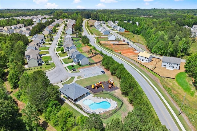 34 Hemlock Gln, Dallas, GA 30132 - view of property location featuring a pool and nearby suburban area