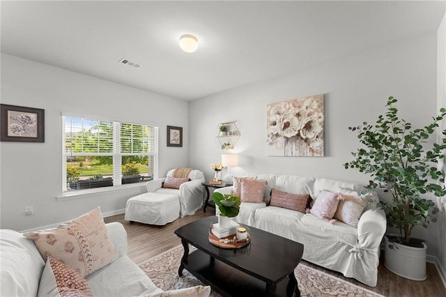 34 Hemlock Gln, Dallas, GA 30132 - living room featuring wood finished floors and baseboards