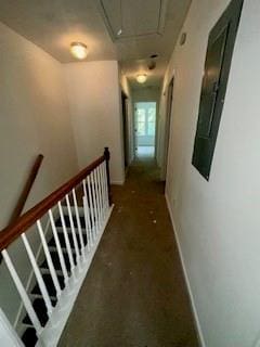 3609 Ginnis Rd, Atlanta, GA 30331 - hall featuring attic access and baseboards