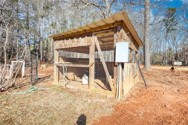 view of outbuilding