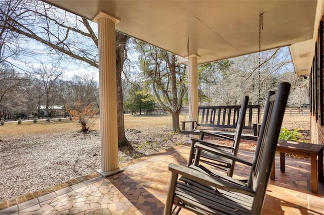 view of patio