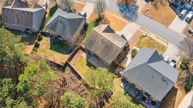 drone / aerial view featuring a residential view