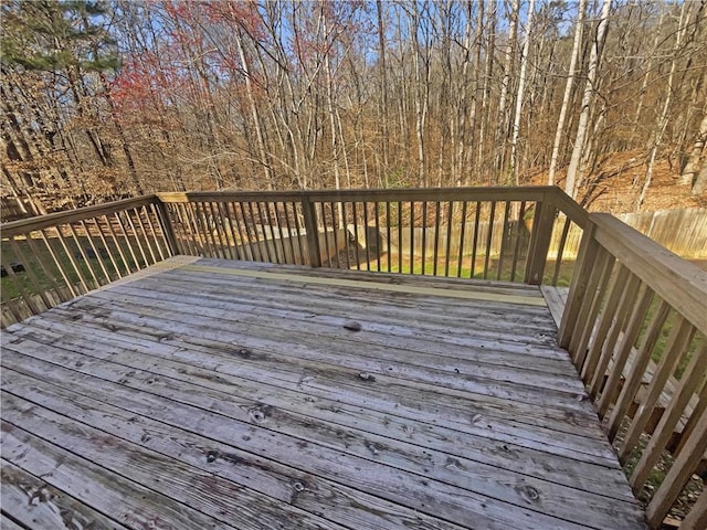 view of deck